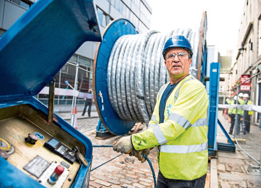 City Cable Aberdeen project