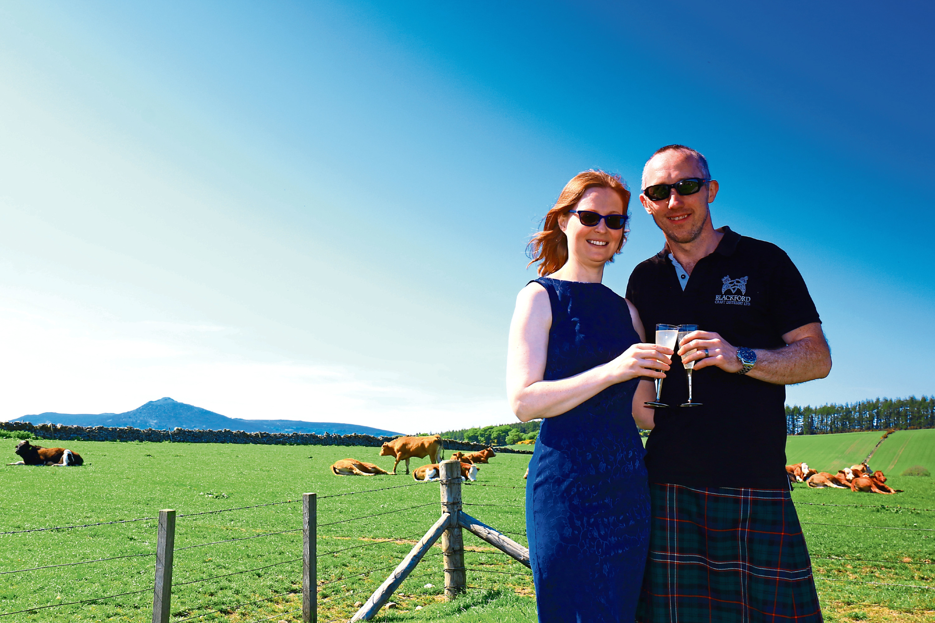 Neil and Katie Sime of Blackford Craft Distillery