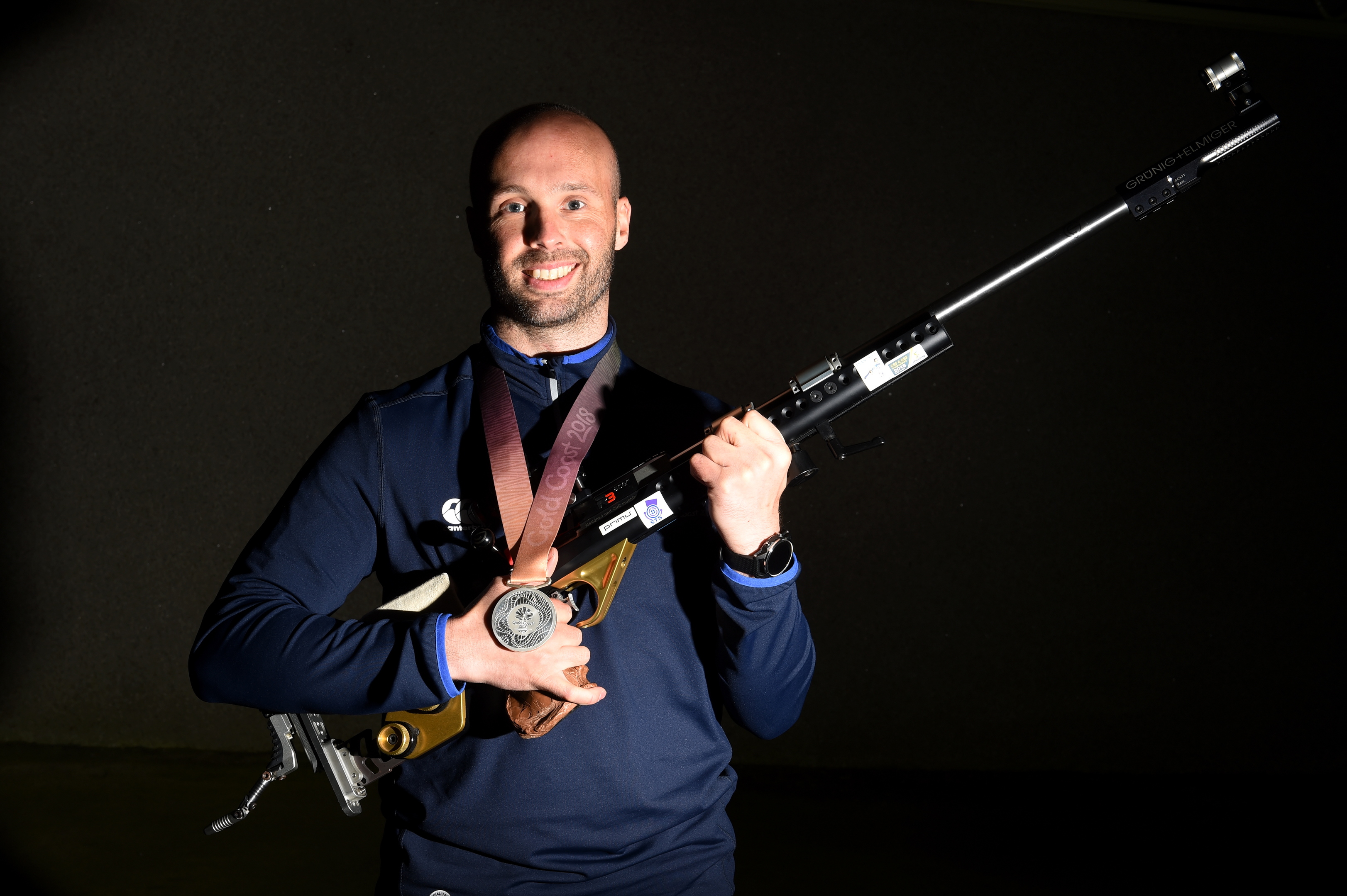 Aberdeen shooter Neil Stirton won a silver medal at the Commonwealth Games on the Gold Coast. 
Picture: Kenny Elrick.