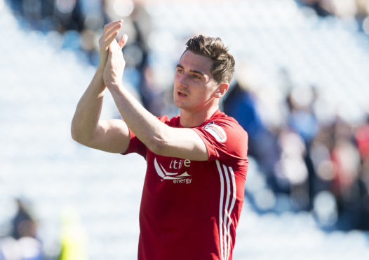 Kenny McLean scored in his final game at Pittodrie.