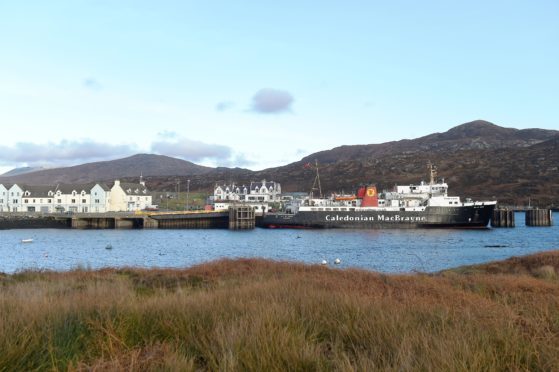 Lochboisdale in South Uist.