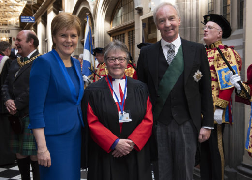 Saturday 19th of May 2018: General Assembly of the Church of Scotland. Day One: opening Ceremony of the General Assembly. Right Rev Dr Susan Brown is elected to office in the presence of the Lord High Commissioner the Duke of Buccleuch and the First Minister of Scotland, Nicola Sturgeon.