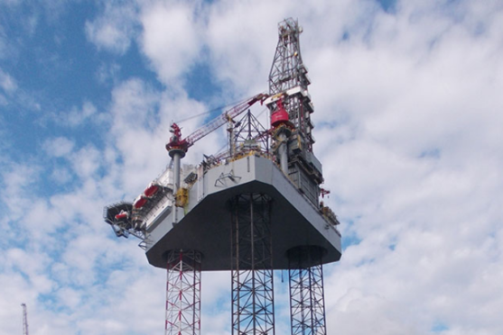 An Ensco 120 jack-up rig