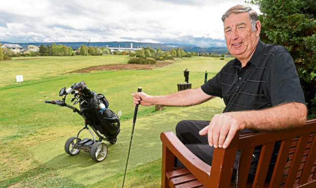 Hamish Milne, of Muir of Ord Golf Club, which hosted the Scottish Left-handed Championships in June. Picture by Sandy McCook