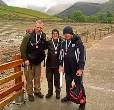 From left, Anthony Woodward and Robert Archer, with Peter Ogilvie