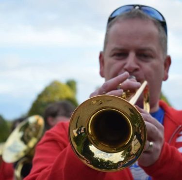 Glenn Munro is conductor at Moray Concert Brass