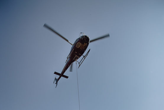 The airlifts, which get underway on Monday and are expected to last for four days, mark the start of a new phase of repair work on the path from Glencanisp.