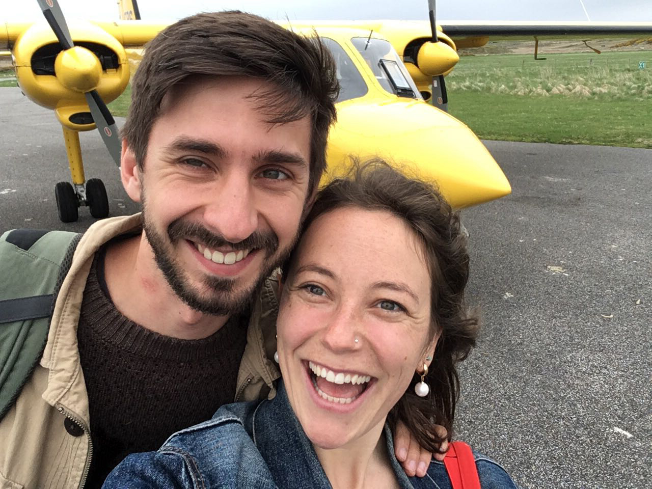 Hebridean Air Services (HAS) put on an extra service so the couple, Nicola Gurney and Mathieu Willcocks, both 29, could reach the mainland for their flight