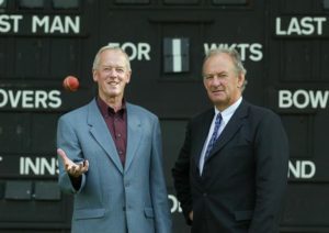 Former Ireland cricket internationals Doug Goodwin and Alec O'Riordan. Picture by ©INPHO/Andrew Paton