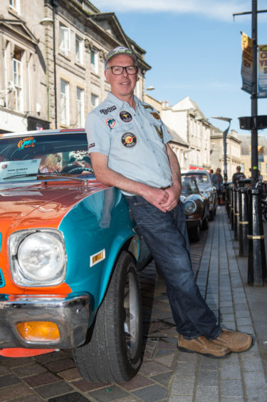 Iain Mcintosh with his Pontiac Ventura.

Picture by Jason Hedges.