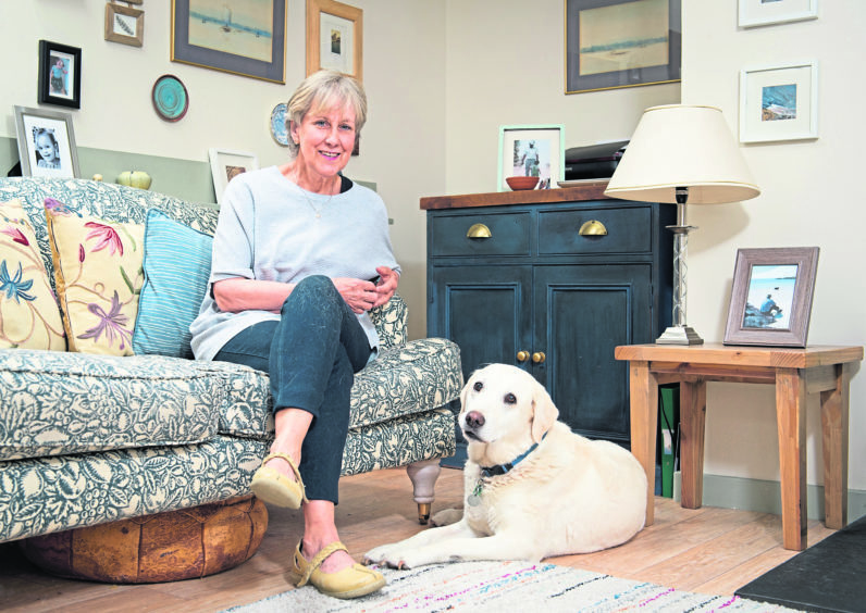 Lindsay Ross at her home that is for sale at Number 11, High Street, Forres.
Picture by Jason Hedges.