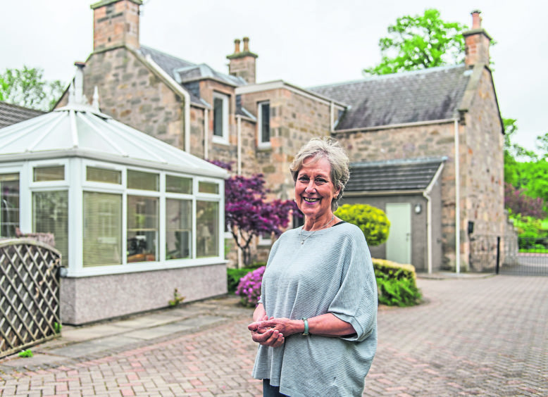 Lindsay Ross at her home that is for sale at Number 11, High Street, Forres.
Picture by Jason Hedges.