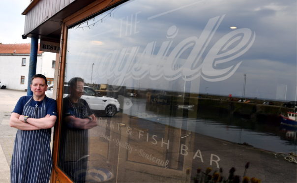 Ewen Lovie of the The Quayside Restaurant and Fish Bar