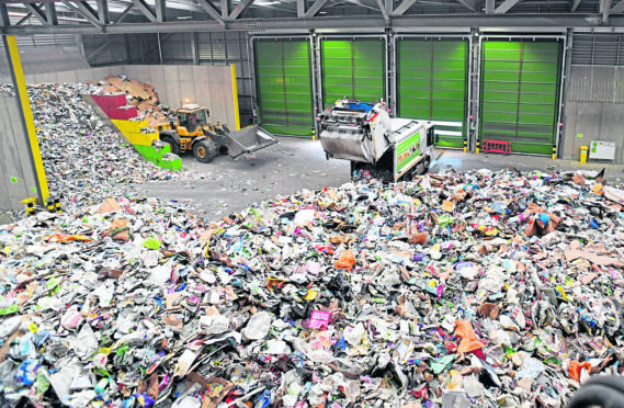 The Aberdeen City Council Altens East Recycling and Resource Facility, run in partnership with Suez.