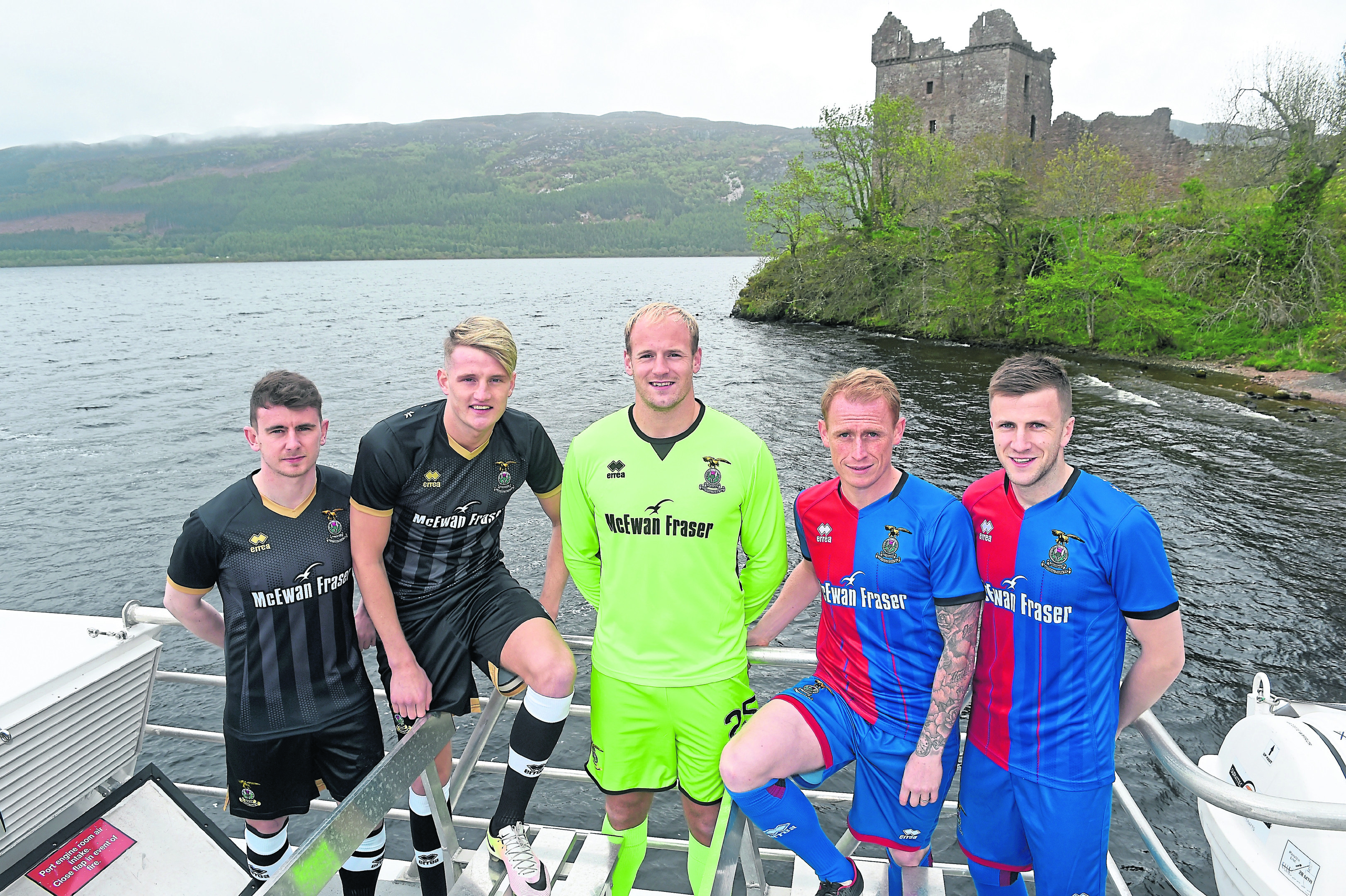 Inverness Caley Thistle launch their new strip.