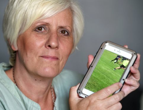 Grandmother Sylvia Mackenzie, concerned over wrong results at Draikies Primary School Sports day.