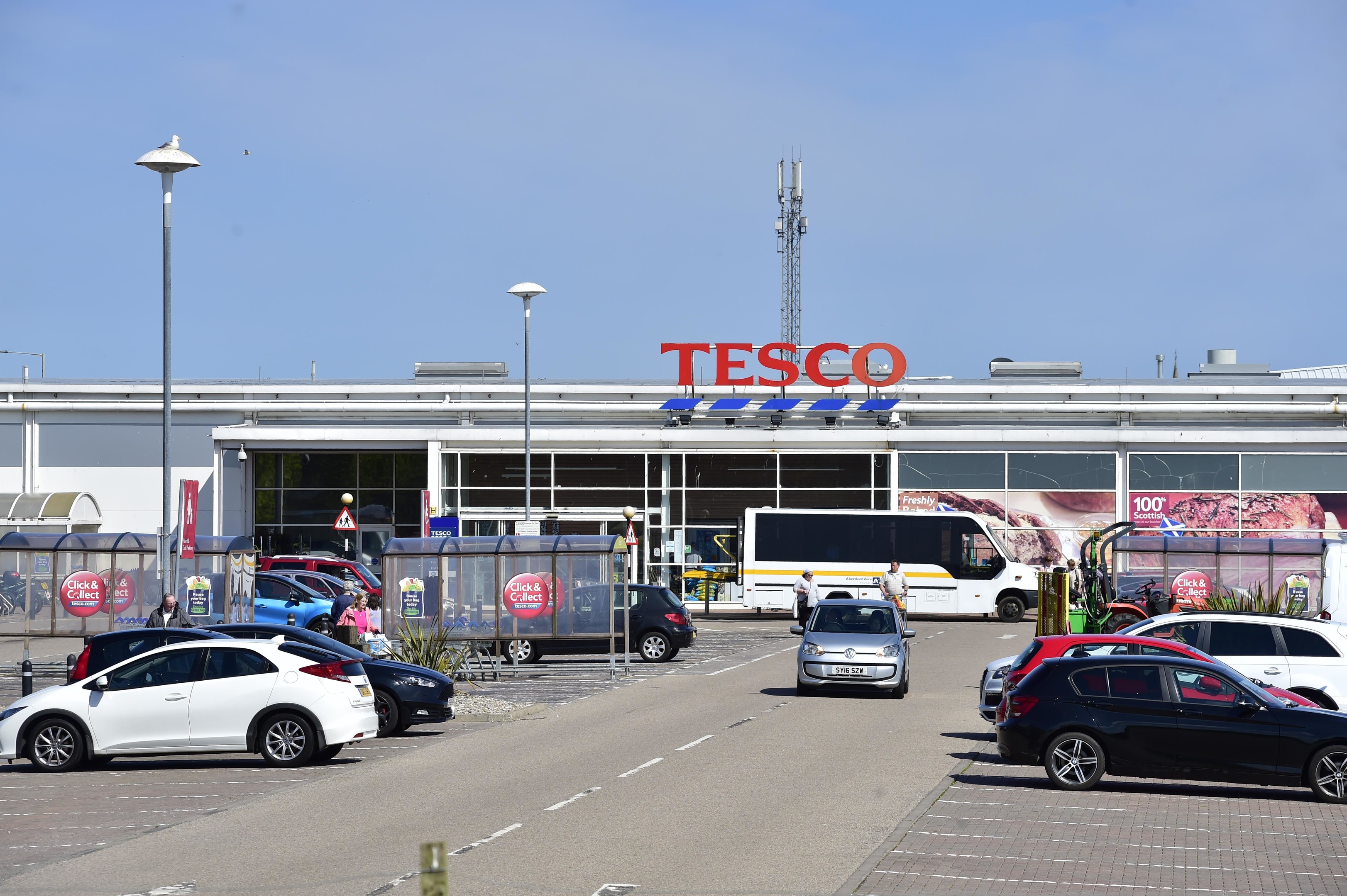 The Tesco supermarket in Fraserburgh where the alleged incident happened.