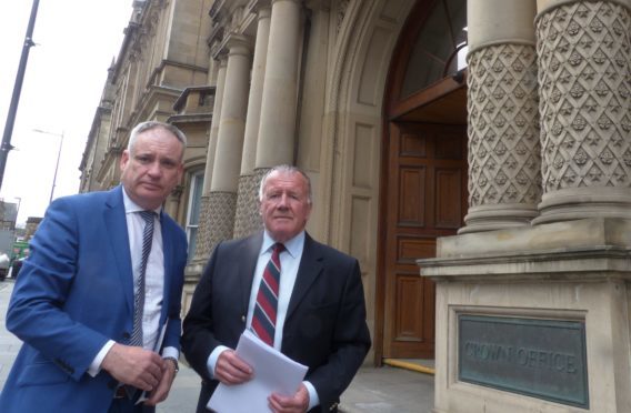 Richard Lochhead MSP and Jimmy Jones