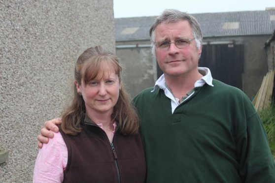 Robin and Jennifer Graham, of Stronsay, who lost their baby after delays in being airlifted to Aberdeen.

Picture: Craig Taylor.