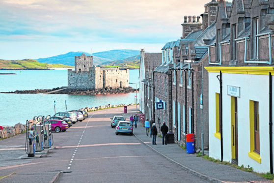 RBS in Castlebay, Barra.