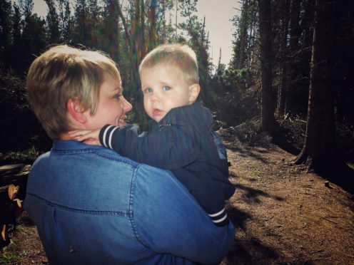 Maria Paterson lost one of her favourite earrings on a forest walk with her family.