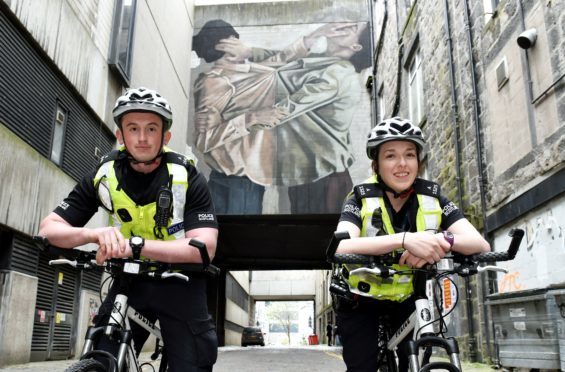 Thomas Garrahan and Rebecca Shaw are some of the police who have lauded the success of the pilot scheme