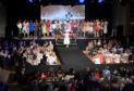 The women strut their stuff for Courage on the Catwalk 2018 on Saturday at Aberdeen’s Beach Ballroom. Pictures by Colin Rennie
