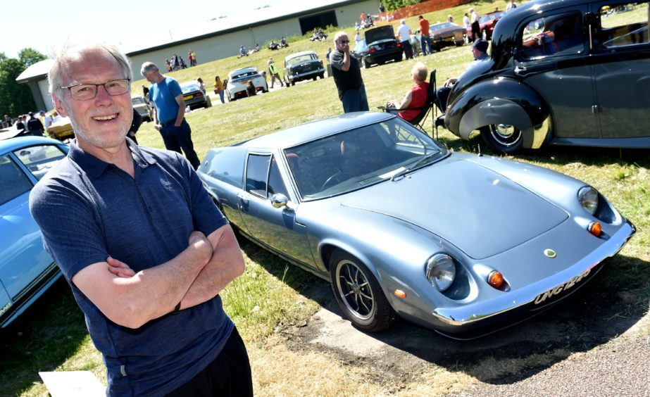 Duncan Anderson and his Lotus Europa 1969