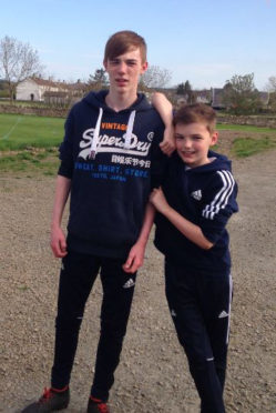 Jake Dunnett with younger brother Ali.