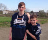 Jake Dunnett with younger brother Ali.