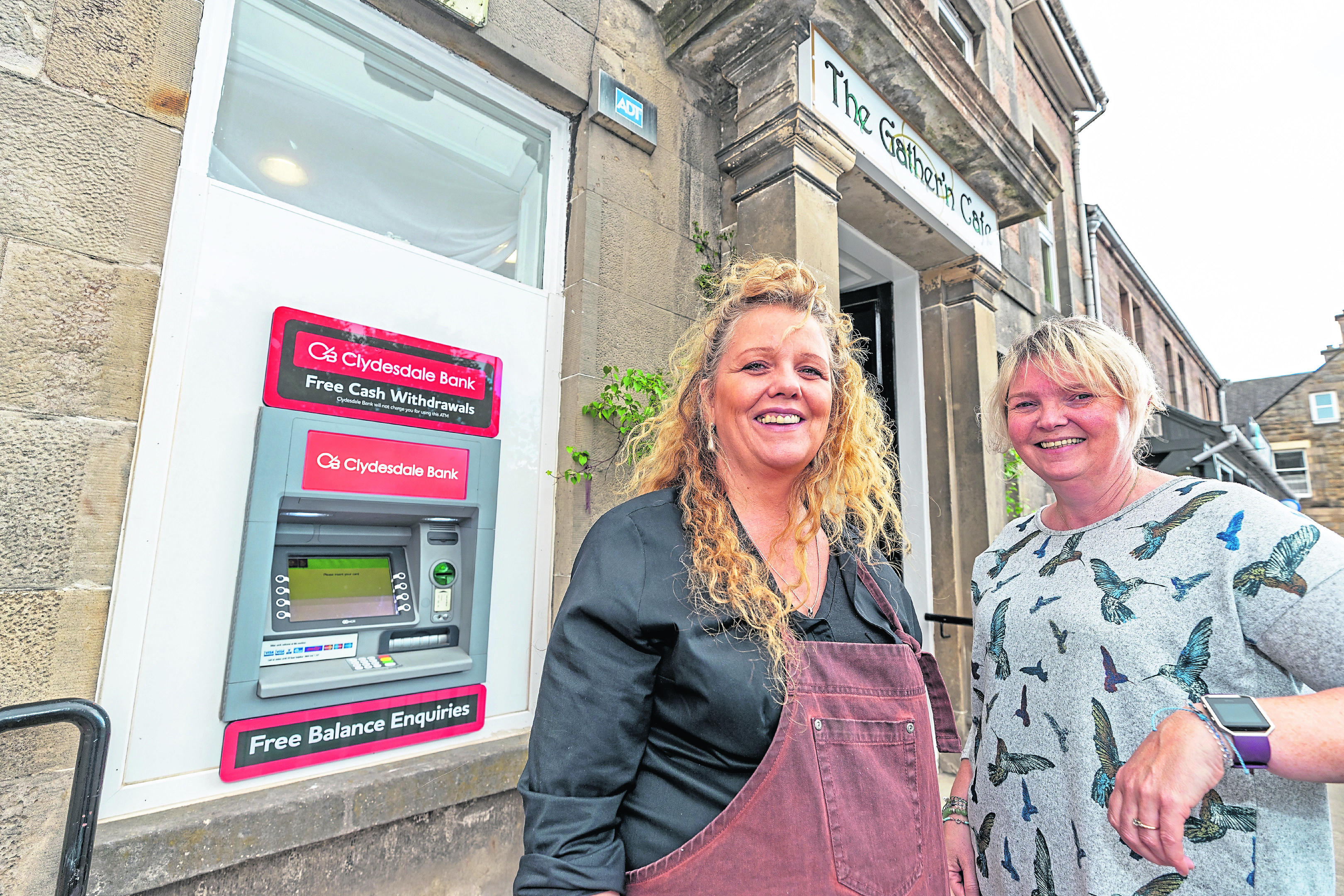 The cash machine has now reopened after Sarah Nairn-Anderson called out for its return