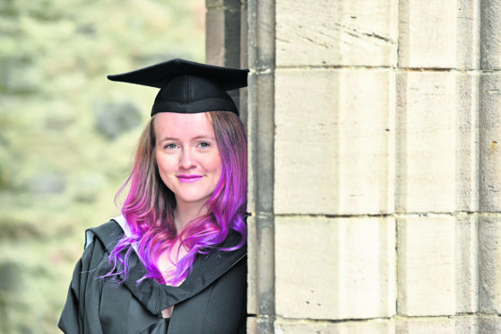 New business management graduate Holly Lazenby