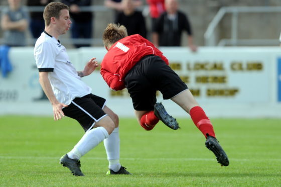 Clachnacuddin attacker Ian Penwright.