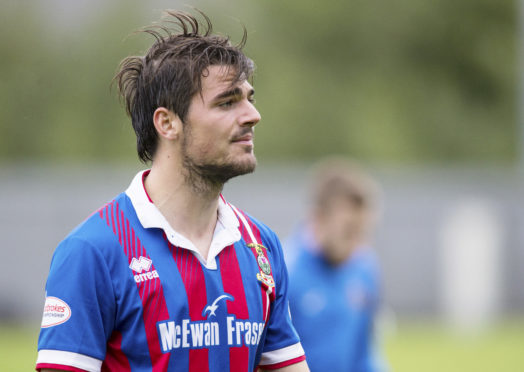 Caley Thistle midfielder Charlie Trafford.