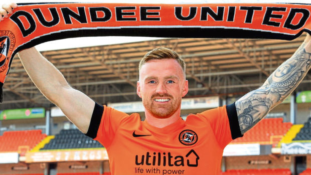 Craig Curran joined Dundee United from Ross County in the summer.