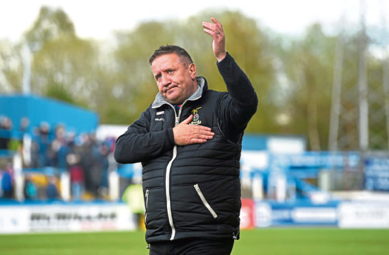 Caley Thistle manager John Robertson.