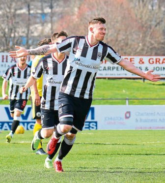 Elgin City striker Shane Sutherland.