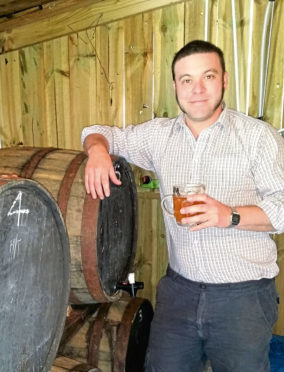 Ryan Sealey of the Conon Bridge-based Caledonian Cider Company
