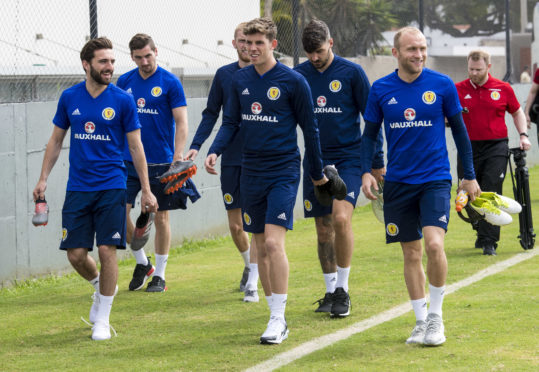 Graeme Shinnie has played alongside Ryan Christie for Inverness, Aberdeen and now Scotland.