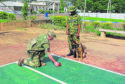 A Royal Airforce Force Police training team is conducting training in Nigeria with the Nigerian Air Force Air police.