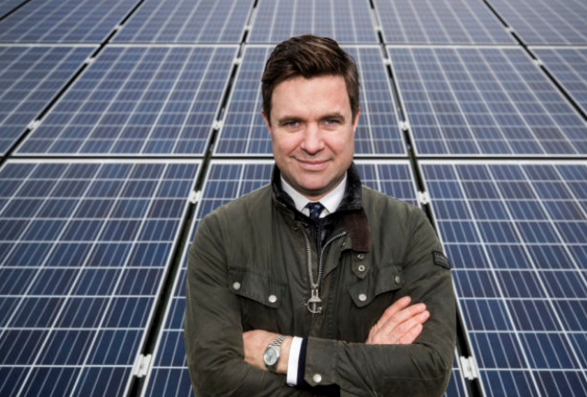 Ronan Kilduff, Managing Director of Elgin Energy at the Bann Road project in Antrim, their largest solar farm to date in Northern Ireland