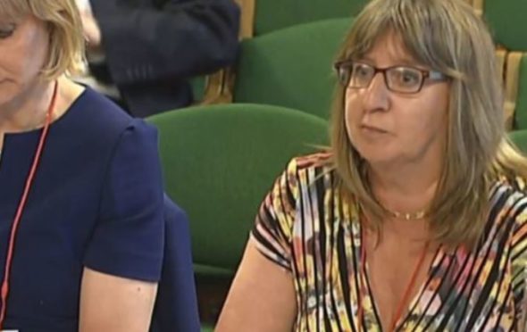 Alix Thom, from Oil and Gas UK, giving evidence to the Scottish Affairs Committee.