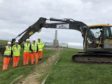 Breedon Group lay the foundations for new lolaire memorial path