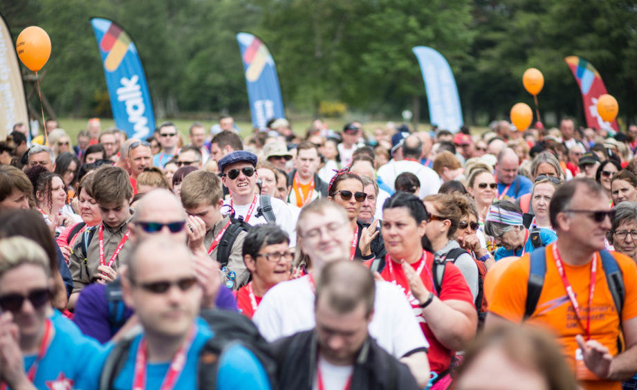 Thousands took part in the 2018 Aberdeen Kiltwalk