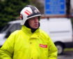 Local senior officer for Aberdeenshire and Moray David Rout at the scene of a flood in 2009. Picture by Jim Irvine.