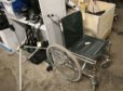 One football fan left a wheelchair behind after a Peterhead match at Balmoor Stadium.