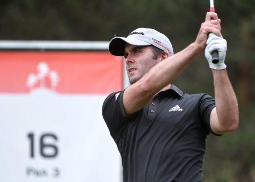 Andrew McArthur had a hole in one at the Paul Lawrie Golf Centre