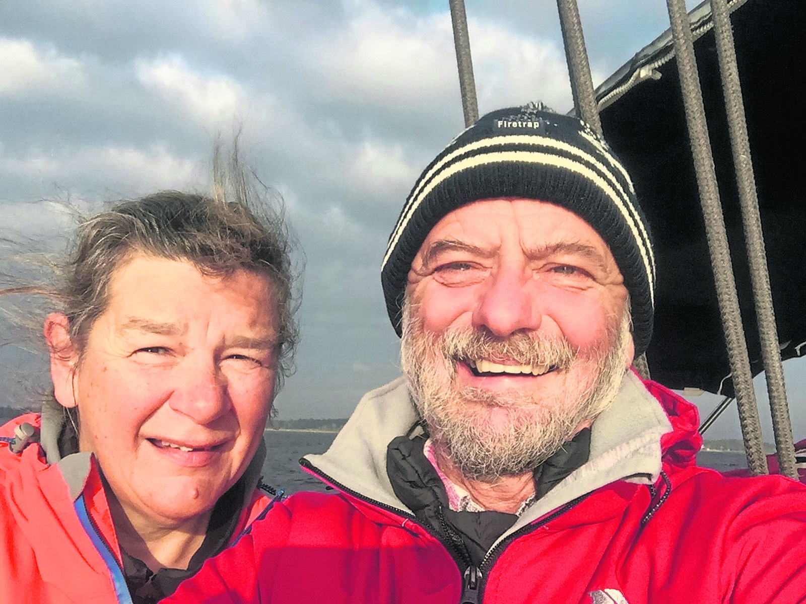 Elsie Downie and Lionel Sole set off on their sailing trip of a lifetime back in 2015