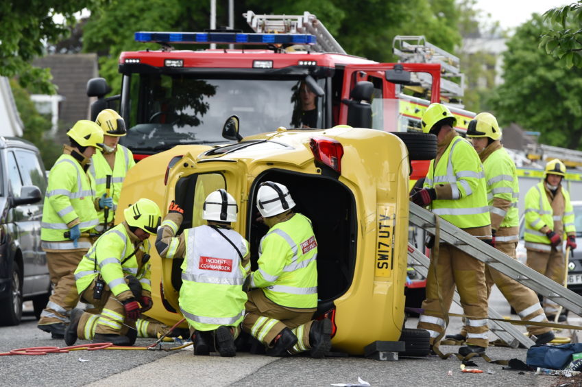 VIDEO Multiple vehicle crash in Aberdeen Press and Journal