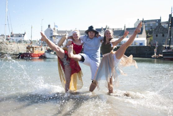 In photo are Kristine Matvejeva, Davis Jansons, Sindija Bergmane they are part of  Focus and are performing at the festival


Photo by
Michael Traill